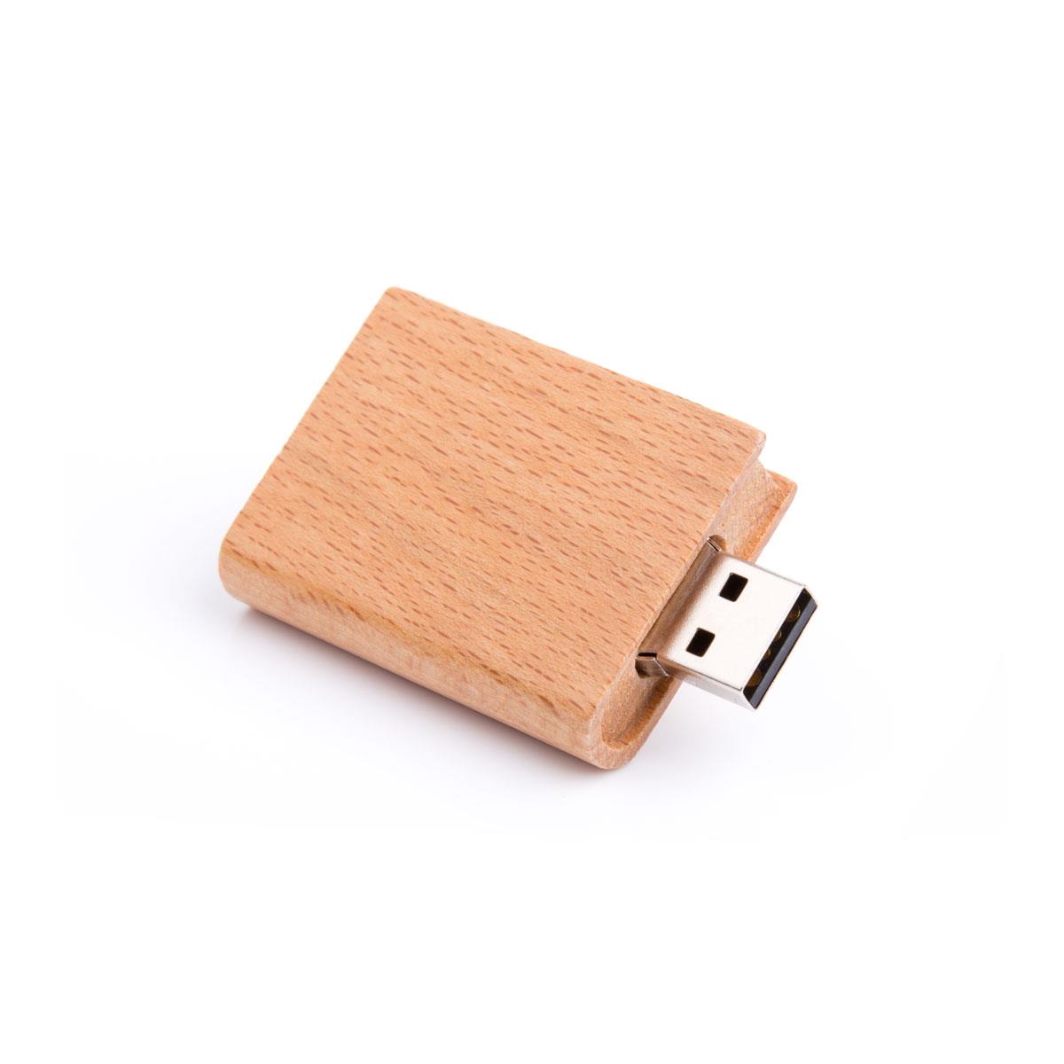 USB Stick Wood Book 512 MB